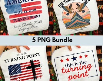 Turning Point PNG Bundle: Patriotic Christian Designs (Digital Download)