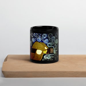 Hot Box Black Glossy Mug