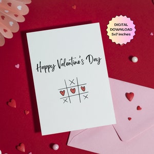 Romantic Love Card, Printable Valentine's Day Card, Anniversary Card, Happy Valentine's Day, Love You boyfriend girlfriend wife husband card