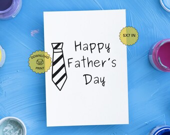 Digital Happy Father's Day Card, Card for Grandad, Card for Grandpa, Card for Dad, Printable Greeting Fathers Day Card, Card for Fathers.