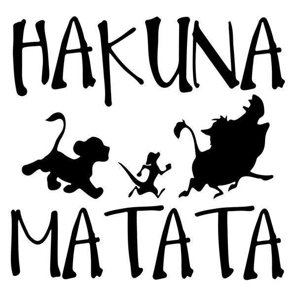Hakuna Matata Svg - Etsy