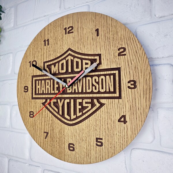 Wooden Clock Etsy