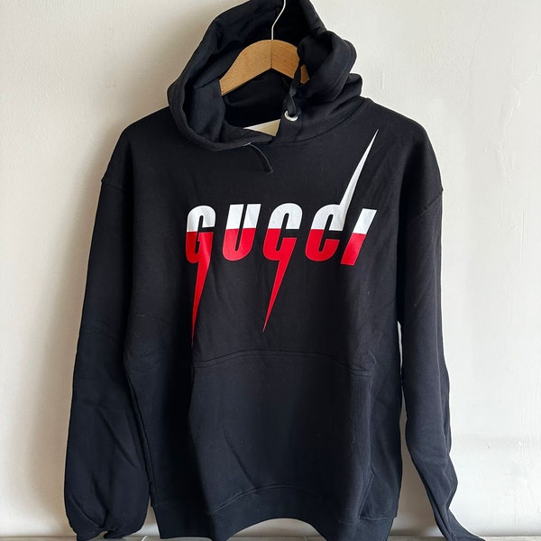 Vintage Gucci hoodie casual sweatshirt black