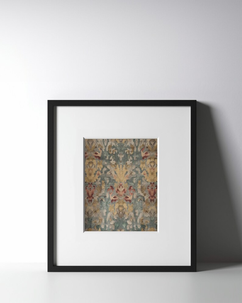 Rug wall decor, Pattern Wall Decor, Farmhouse art print, Modern Farmhouse Print, Transitional Pattern Wall Decor, Trendy Pattern Wall Decor bild 6