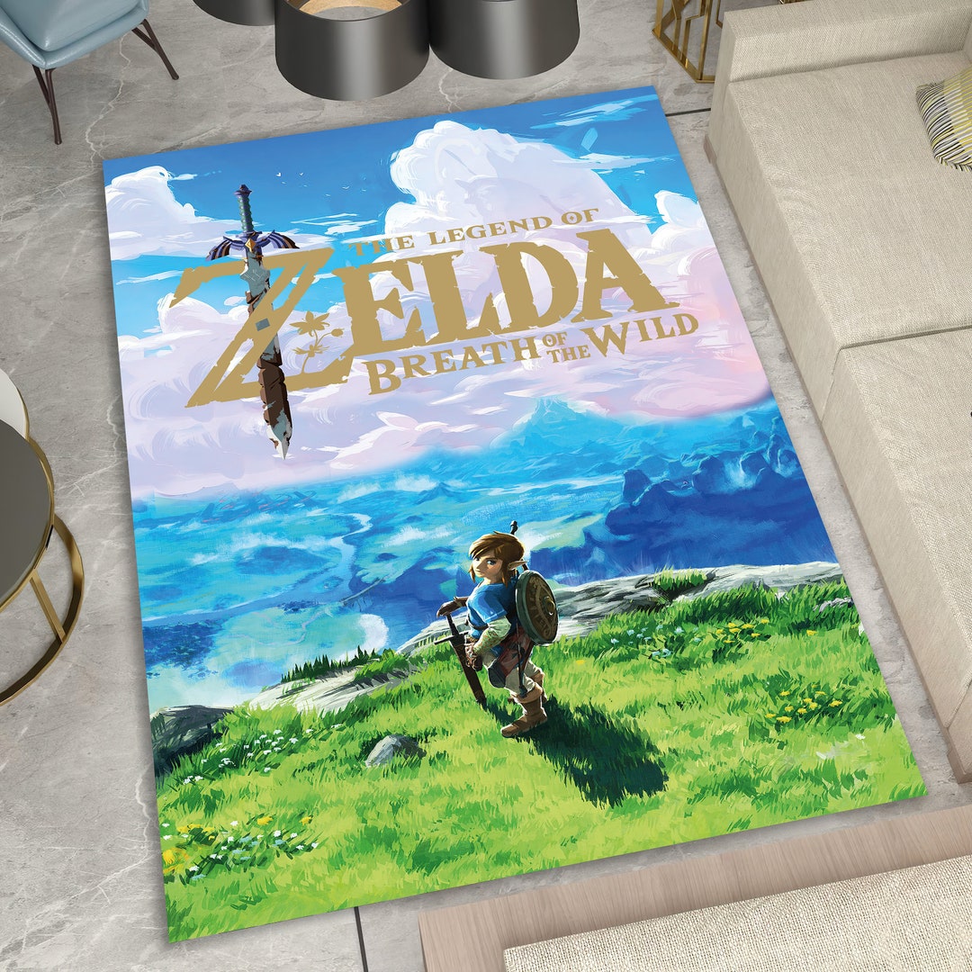 Zelda Map Rug Zelda Carpet Zelda Map the Legend of Zelda Etsy