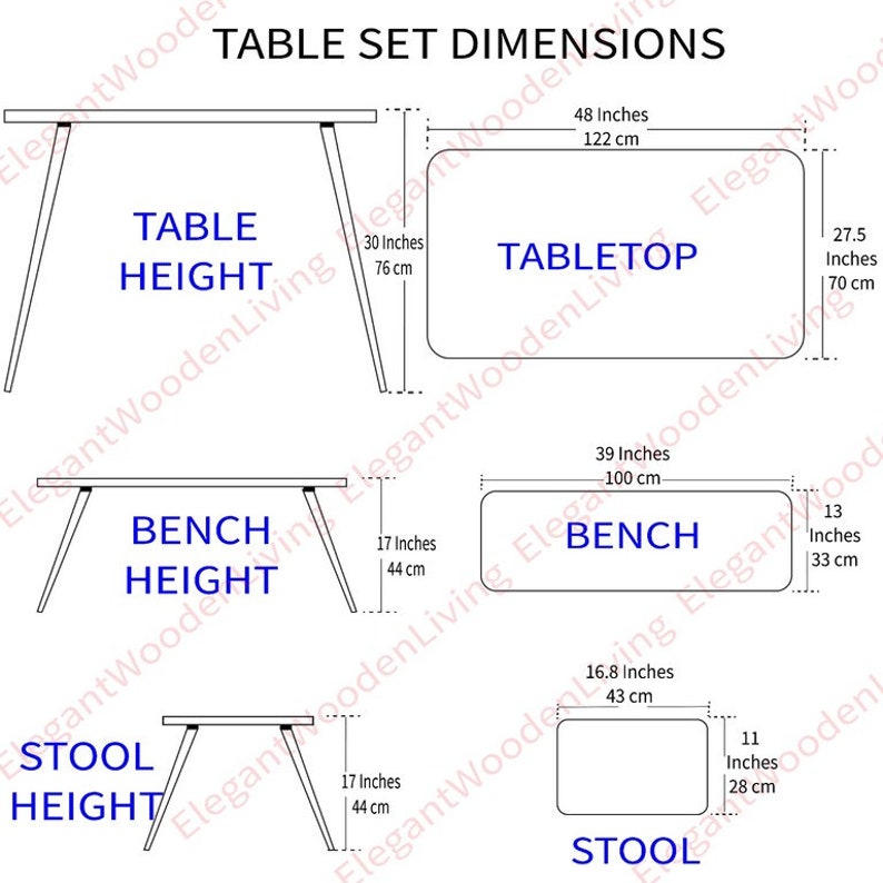 🍽️ Space Saving Rectangle Narrow Small Dining Table Set – Walnut Wood Bench & Stool Kitchen Set

Maximize your space without compromising style with this rectangle small dining table set. Crafted from warm walnut wood, this wooden dine table set combines modern minimalist design with rustic charm, making it perfect for small kitchens, breakfast nooks, and dining areas.

✨ Why You’ll Love It:

Sleek and minimalist rectangular dining table blends modern aesthetics with handcrafted warmth.