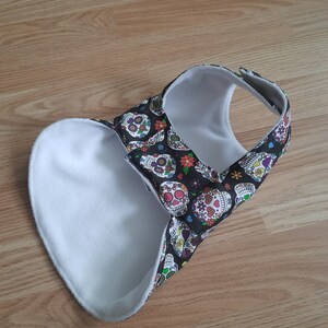 Dog Coat SMALL. sugar skulls image 5