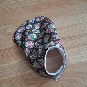 Dog Coat SMALL. sugar skulls image 2