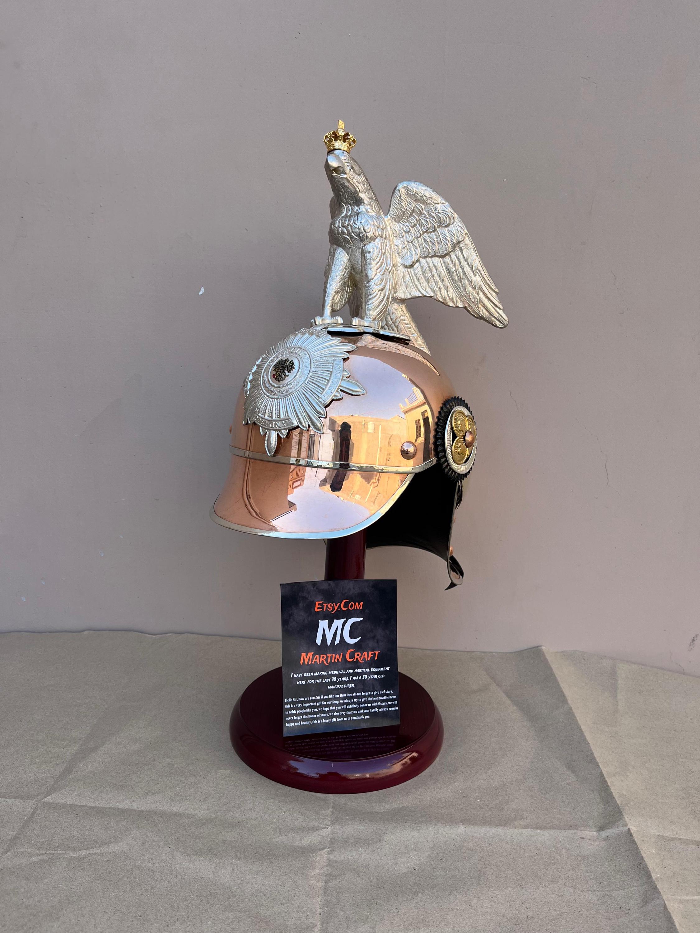 Duitsland - Duitse Pruisische Pickelhaube-helm uit de