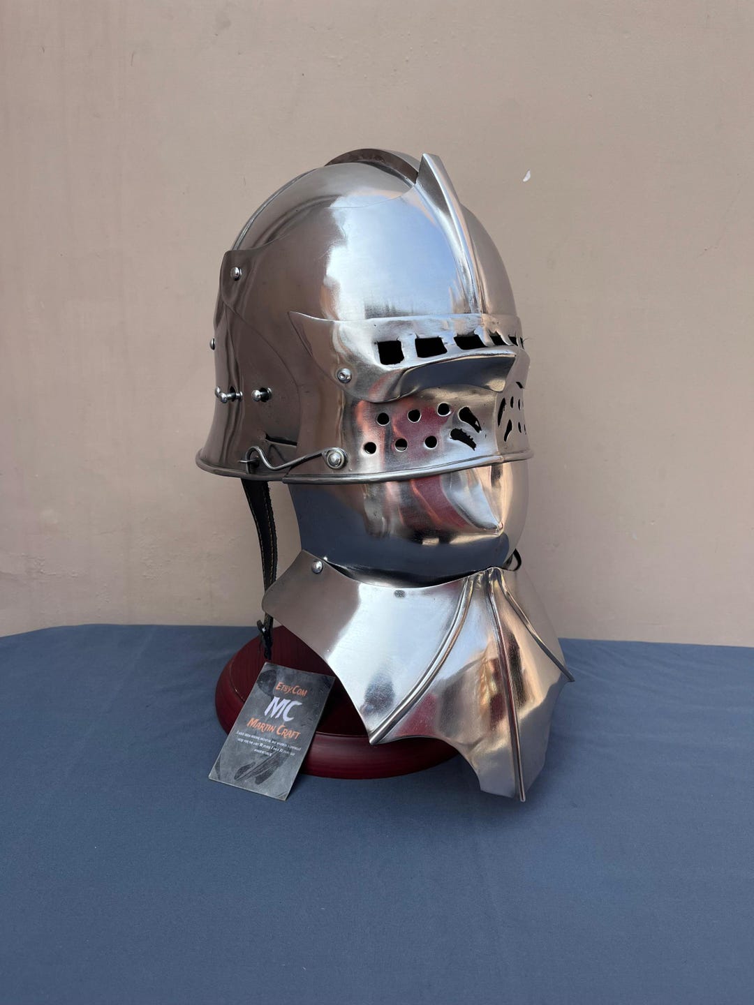 Custom Made Medieval Knight's Helmet,sca LARP Historical Reenactment ...