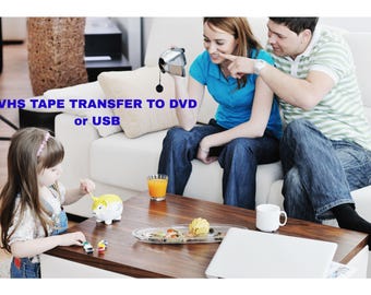VHS Transfer to DVD or USB