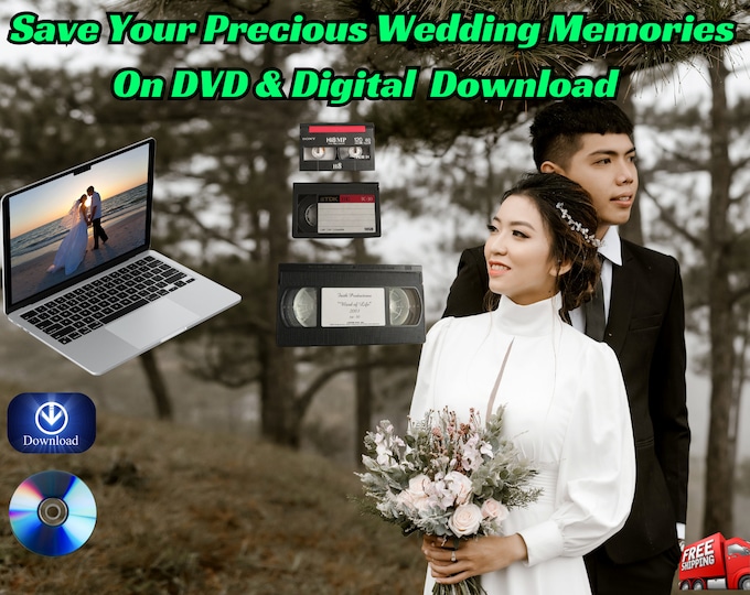 Video tape convert to DVD and digital download.
