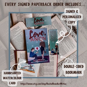 Love, Anon: signed and dedicated by the author