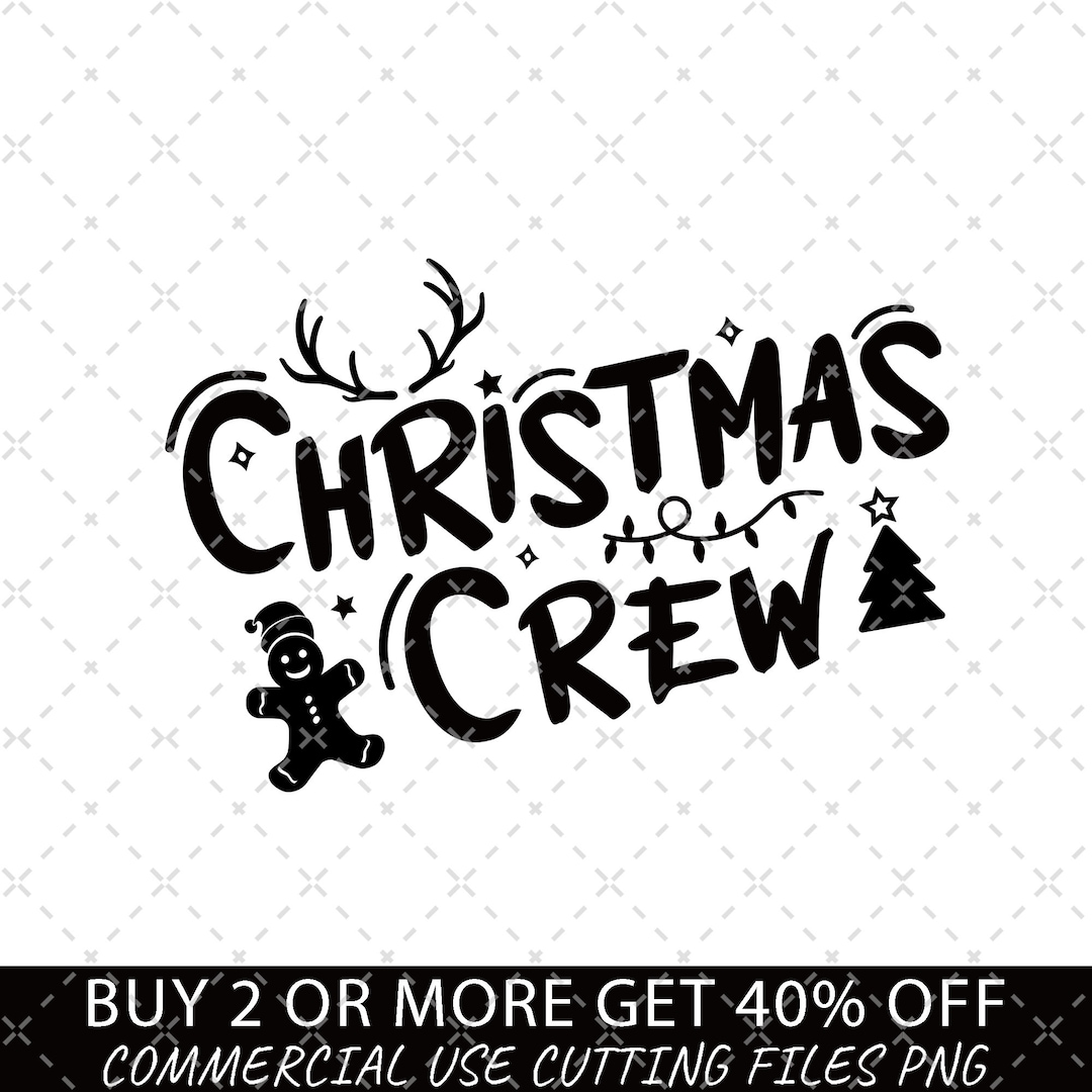 Christmas Crew Svg. Christmas Squad Svg. Christmas Group Svg. Etsy