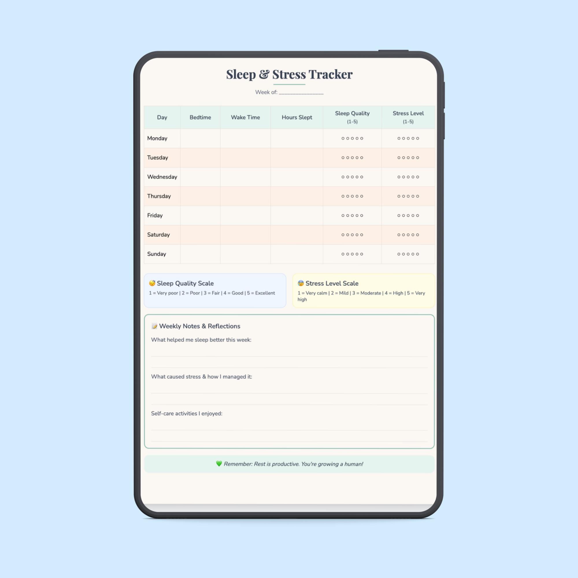 Gestational Diabetes Planner Printable | GD Pregnancy Tracker | Blood ...