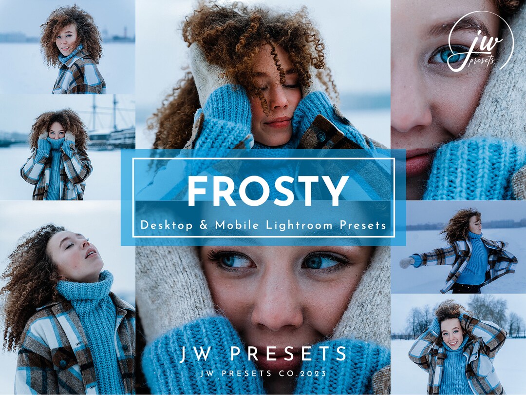 10 Winter Season Presets Cold and Blue Tones Lightroom Presets I Cold ...