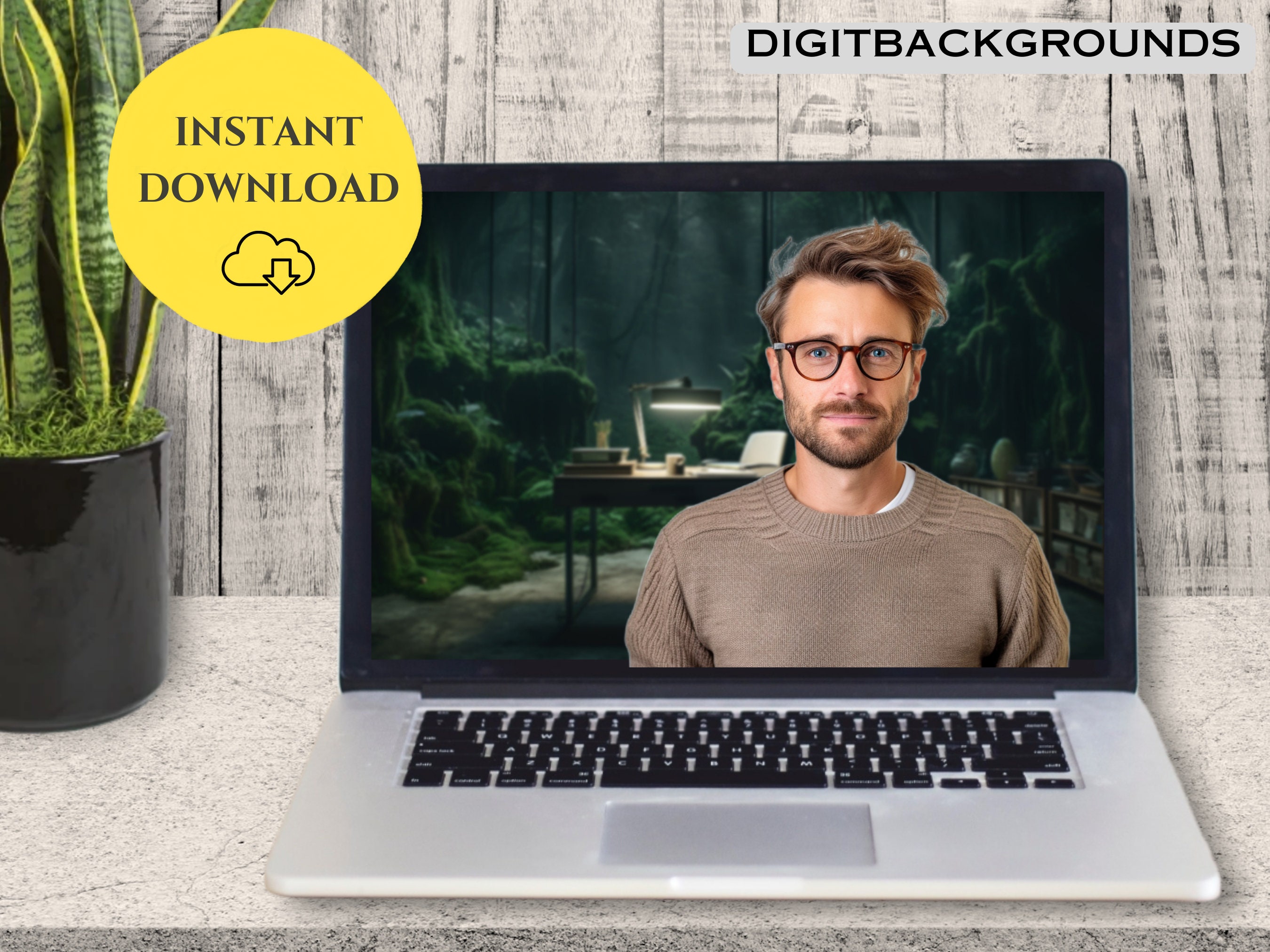 Fantasy Virtual Backgrounds Minimalistic Zoom Backdrop Home Office ...