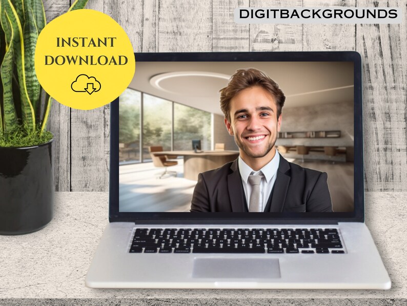 Office Virtual Backgrounds Minimalistic Zoom Backdrop Home - Etsy