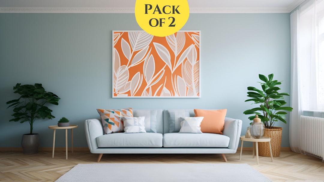 Blue Interior Background Zoom Meetings Zoom Virtual Etsy