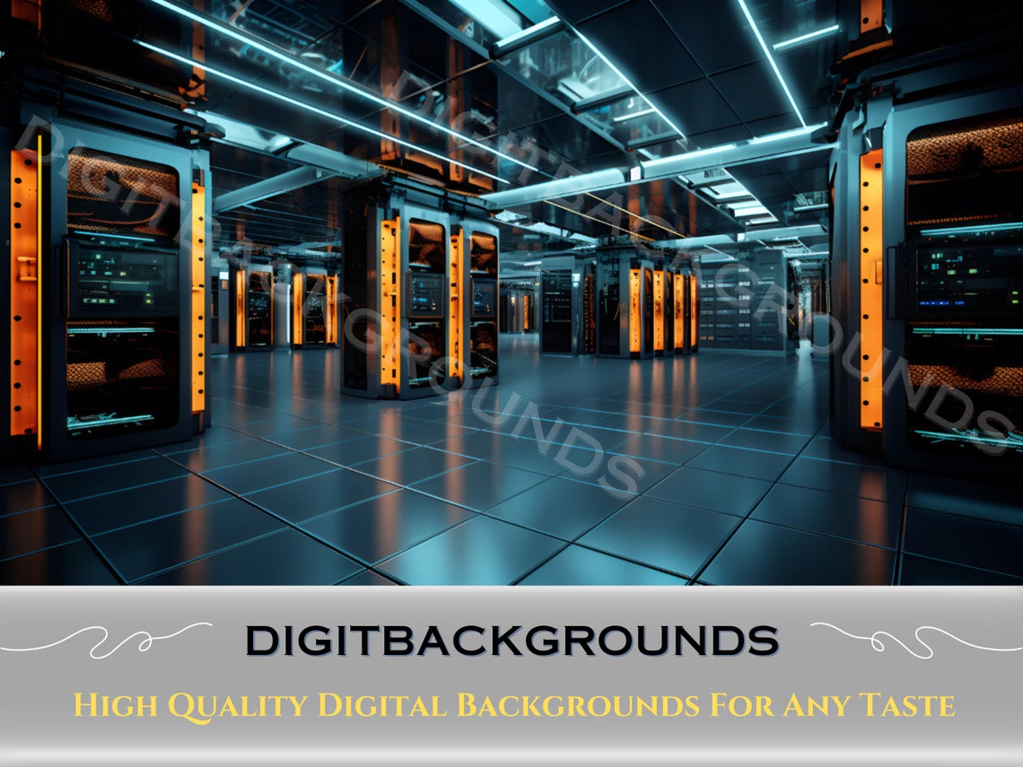 Server Room Background Zoom Meetings Zoom Backdrop Gamers - Etsy