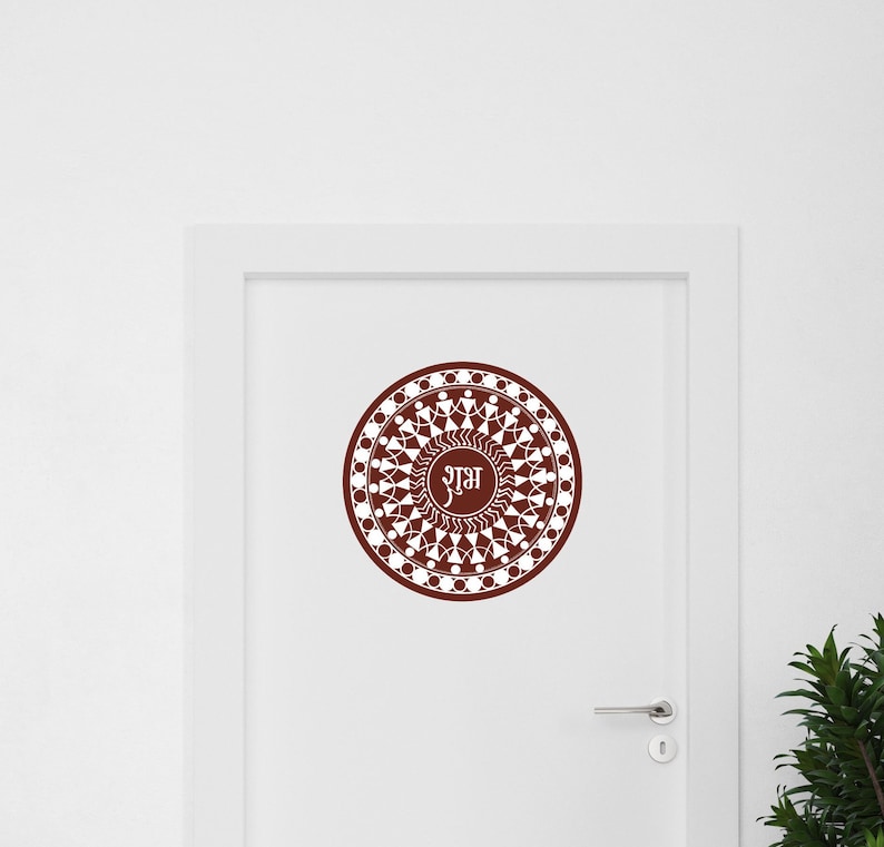 Printable Shubh Labh Sticker for Diwali Decor, Instant Download - Etsy