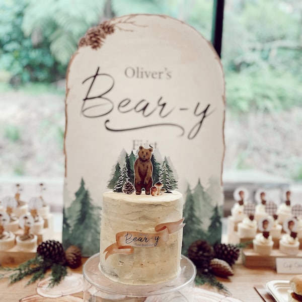My Bear-y First Birthday Printable Party