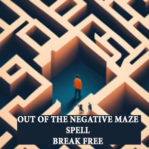 Spell 5x cast OUT iof the NEGATIVE MAZE spell Help Magick Align Mystical_Witch Fiverr Albina Coven Witch New England