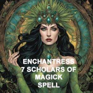 7 Scholars Spell 100x COVEN cast INCANTATRIX Enchantress High Seduction spell Help Magick Align Mystical_Witch Fiverr Albina Coven Witch