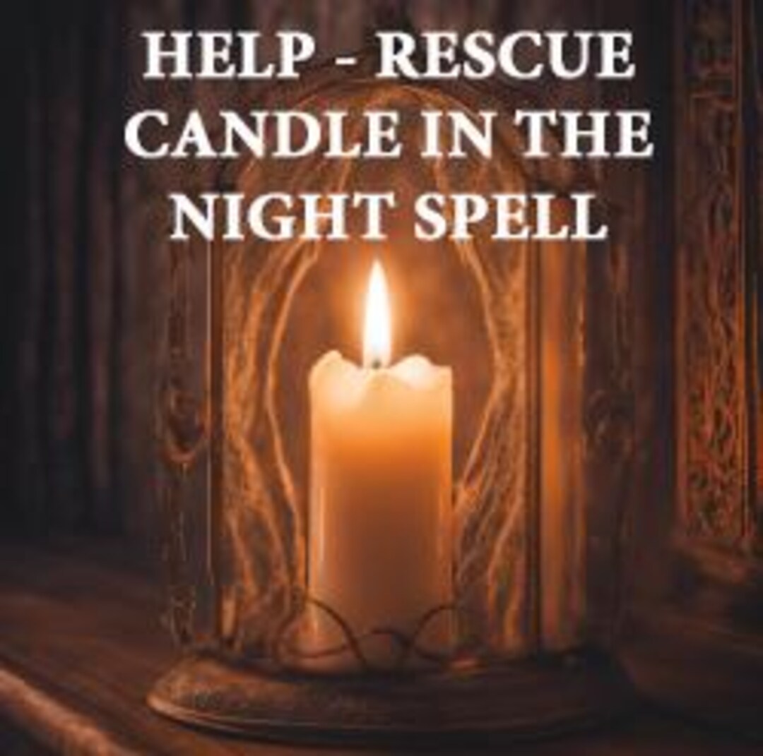 Spell 5x Cast CANDLE in the Night Help Resolution Spell Help Magick