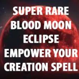 10x spell cast BLOOD Moon Empower your Creation Goals Mystical_Witch Fiverr spell Albina Coven Witch Spellcaster