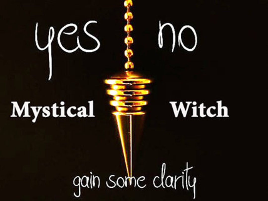 YES OR NO Pendulum Reading 7 Questions Mysticalwitch From Fiverr Etsy