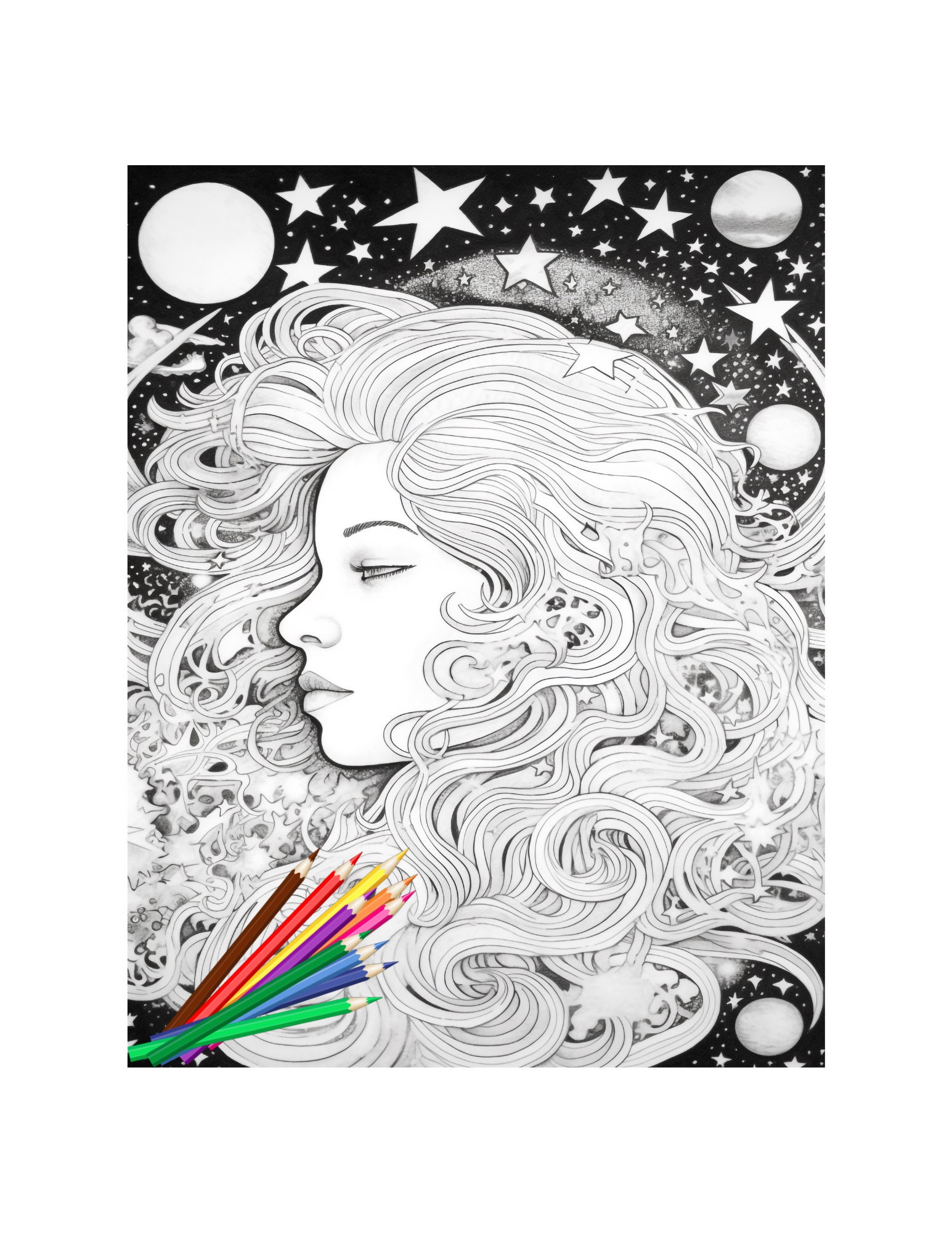 10 Pack Of Cool Adult Coloring Pages Instant Download Etsy