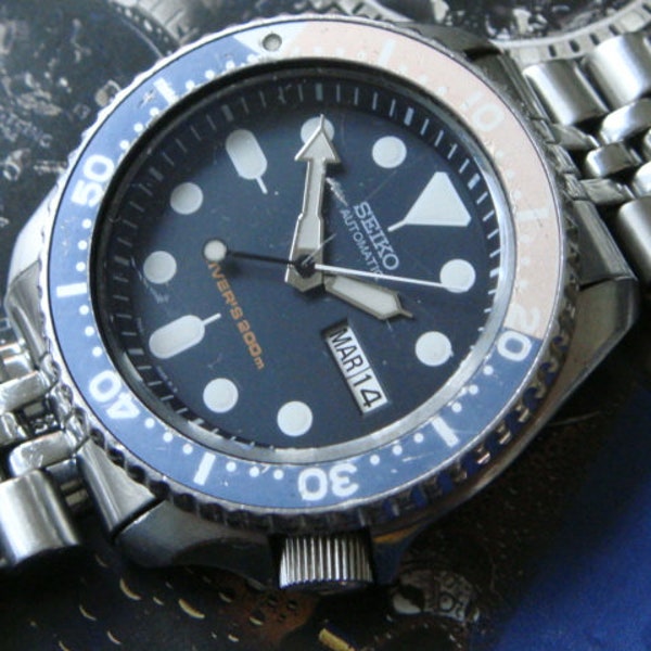 Reloj de buceo Seiko divers de marzo de 1985 7S26 00200