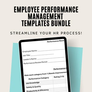 2025 Performance Review Bundle Template Employee Feedback Goals HR Self Evaluation Form Performance Improvement Plan PIP Appraisal