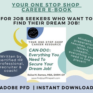 Libro electrónico sobre carreras profesionales para quienes buscan empleo - CAN-DO©: ¡Todo lo que necesita para conseguir el trabajo de sus sueños!