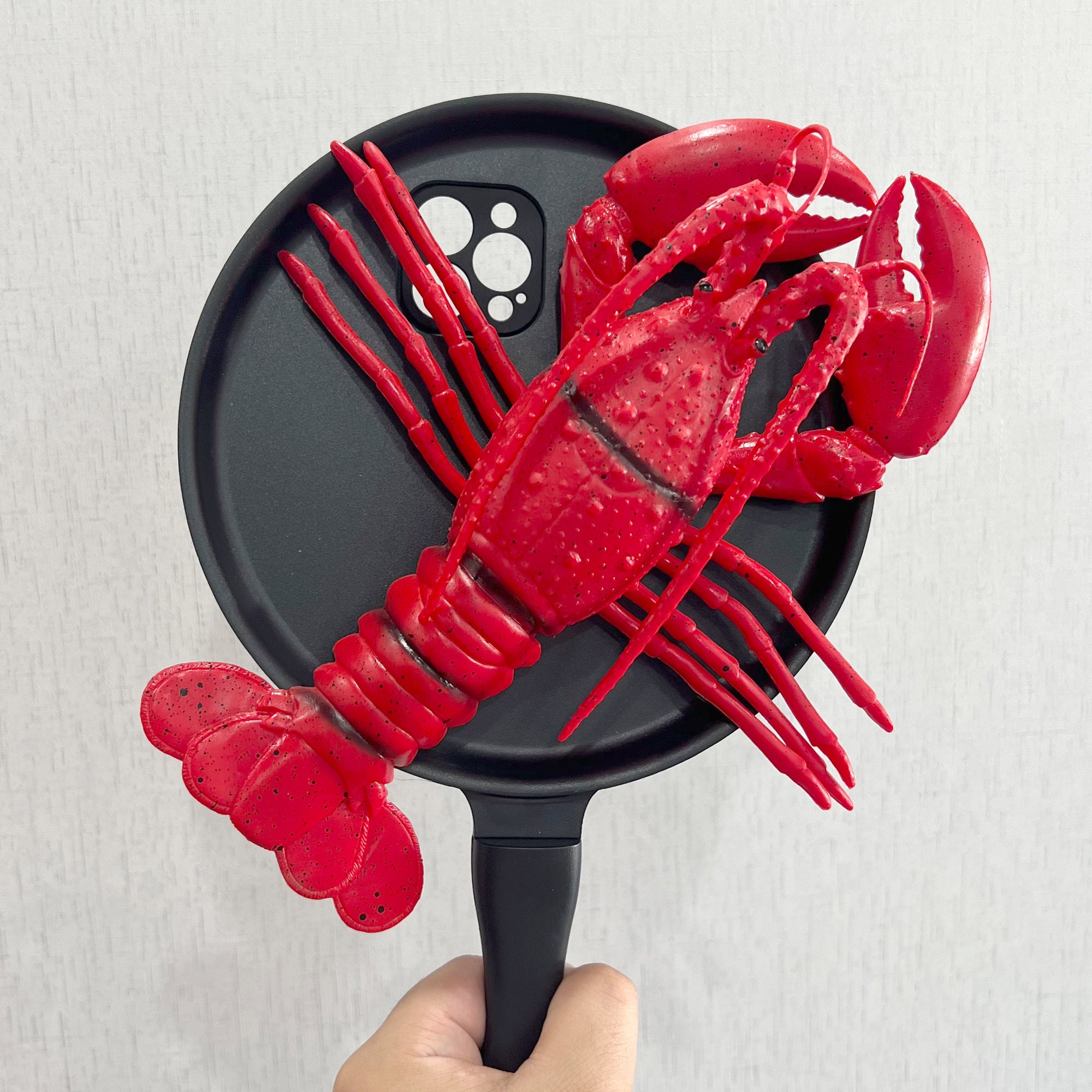Funny Seafood Lobster Crab Frying Pan Phone Case iPhone 14 13 12 11 Pro Max Phone  Case iPhone 13 12 iPhone XS Max Funny Case - Etsy