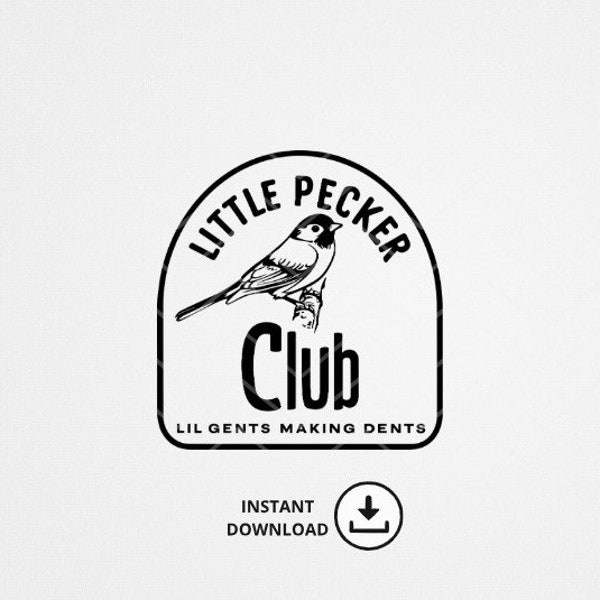 Little Pecker Club Svg Png, Sublimation Design