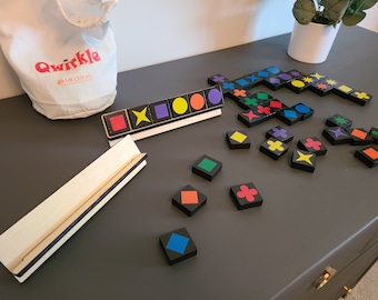 Laser-Cut Board Game Tile Holder (4-PK) | Wooden Organizer