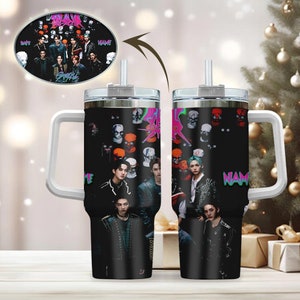 Custom Stray Kids 40oz Stanley Tumbler, Personalized SKZ Rock-Star Kpop Album Tumbler v1, Xmas Gift For Fan, Christmas Tumbler 2011 TKVP