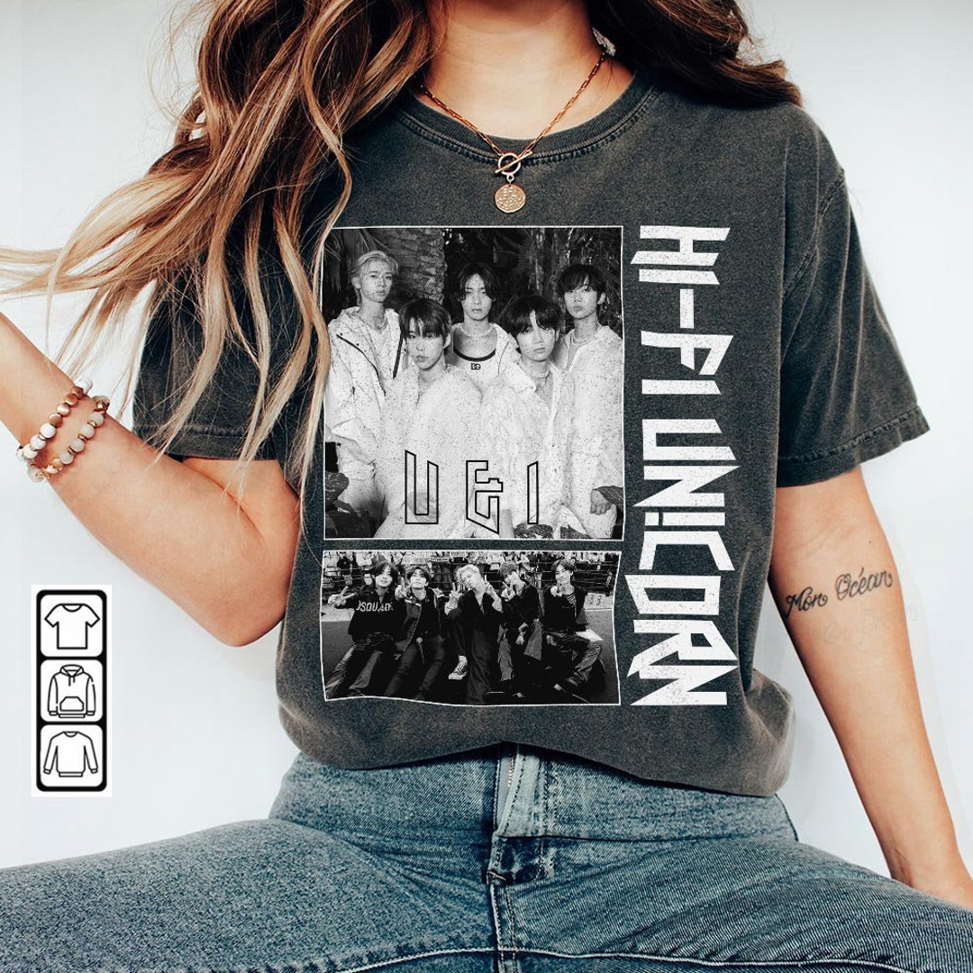 Hi-fi Unicorn Sweatshirt U and I Kpop Album Tee You and I - Etsy