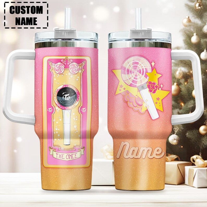 Personalized Twice Kpop 40oz Tumbler, Funny Christmas Tumbler