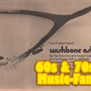 WISHBONE ASH - originele NME-clip uit 1970 - eerste album