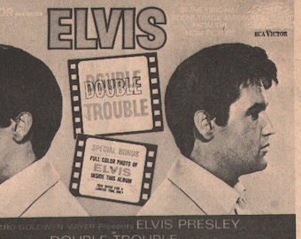 ELVIS PRESLEY - 1967 Original NME Clipping - Double Trouble - Etsy