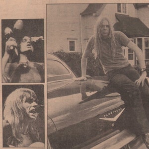 1973 JA / Wishbone Ash - enorme originele NME Clipping - voor-/achterkant
