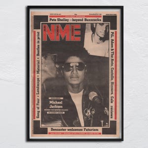 MICHAEL JACKSONS Poster - 1981 original NME