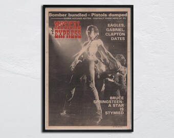 BRUCE SPRINGSTEEN Poster - 1977 original NME