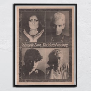SIOUXSIE and the BANSHEES Poster 1978 Original NME - Juju