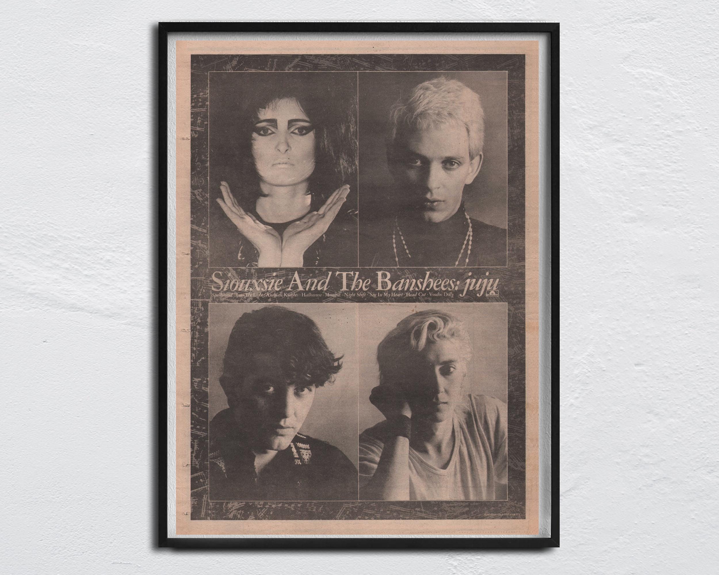 SIOUXSIE and the BANSHEES Poster 1978 Original NME - Juju