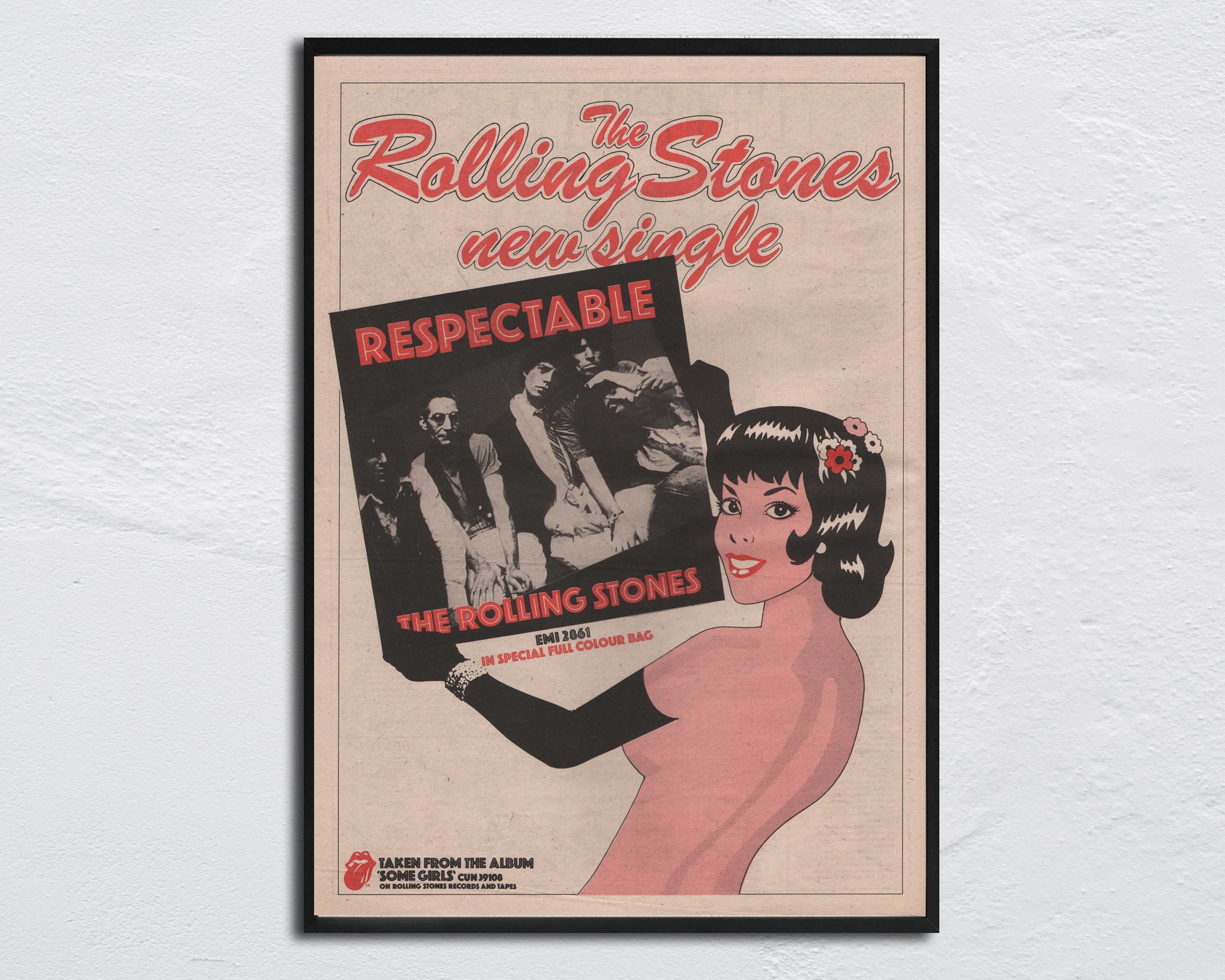 Rolling stones some girls poster - Etsy 日本