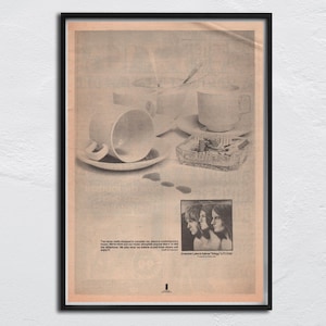 ELP Emerson, Lake & Palmer - 1972 Poster original NME - Trilogy / Keith Emerson, Greg Lake, Carl Palmer